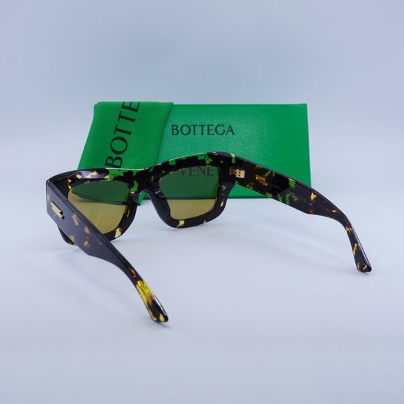 Bottega Veneta BV1357S 003 Square Sunglasses - Havana/Nicotine - Picture 5 of 9